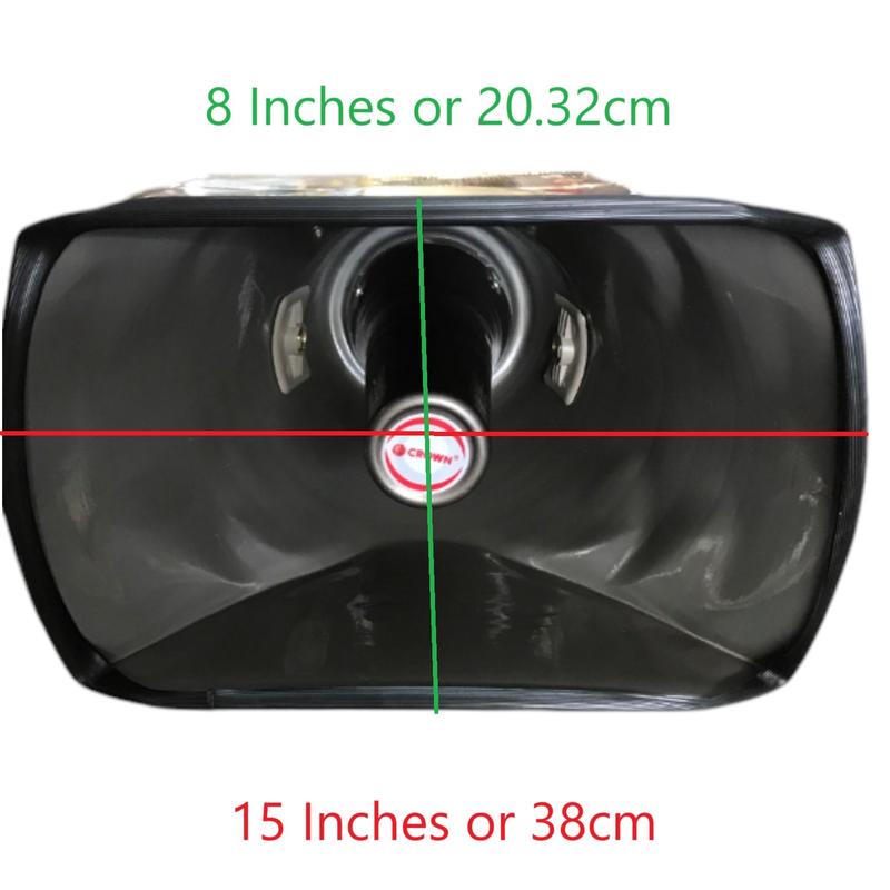 Crown 15 x 8 Trumpet Horn with Bracket Outhorn and Core